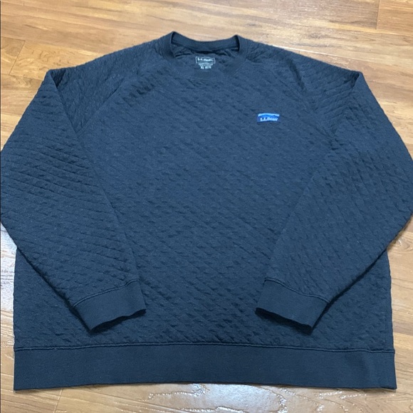L.L. Bean Quilted Crewneck Sweater